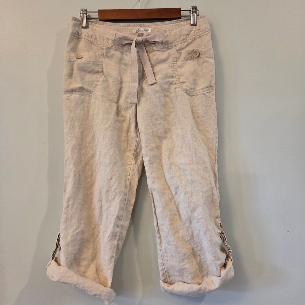 Y2K Charlotte Russe Roll up linen pants